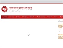 Tablet Screenshot of daotaotaichuc.ftu.edu.vn