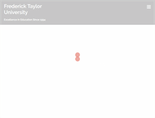 Tablet Screenshot of ftu.edu